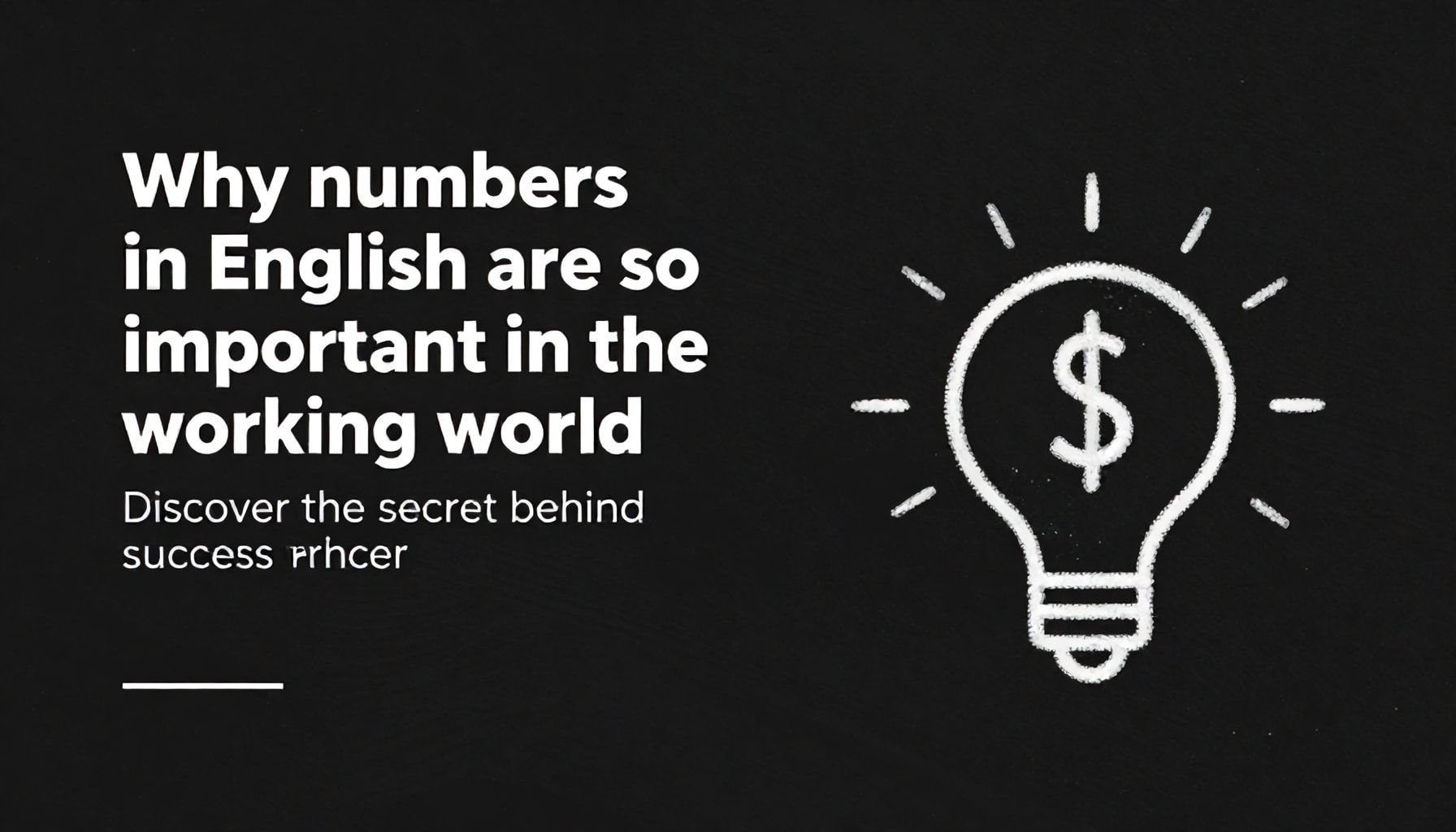 ¿Por qué los números en inglés son tan importantes en el mundo laboral? Descubre el secreto detrás del éxito.