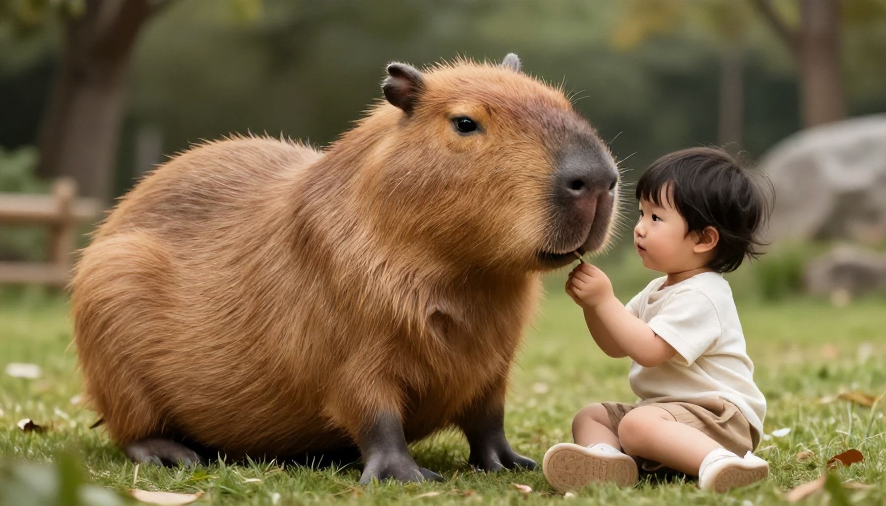 Tu nuevo compañero de juguetonas aventuras: Capibara de peluche 2 Por qué un capibara de peluche es el mejor amigo para un niño pequeño