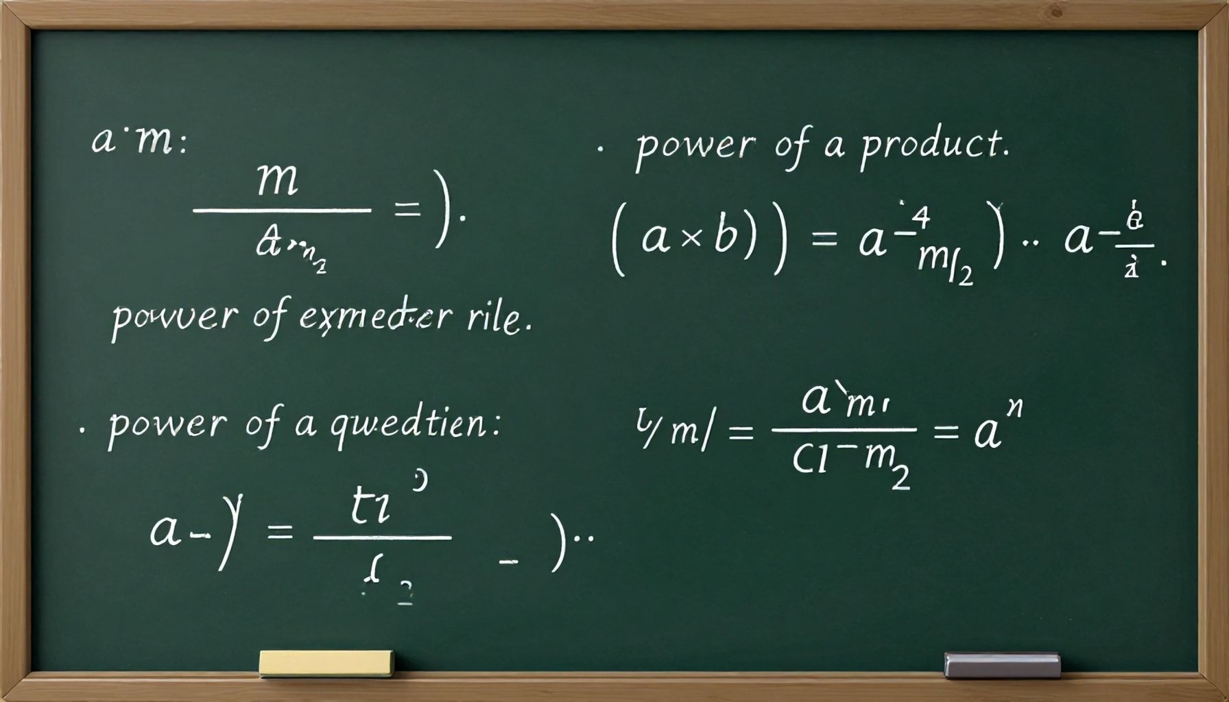 Propiedades básicas de los exponentes y sus aplicaciones