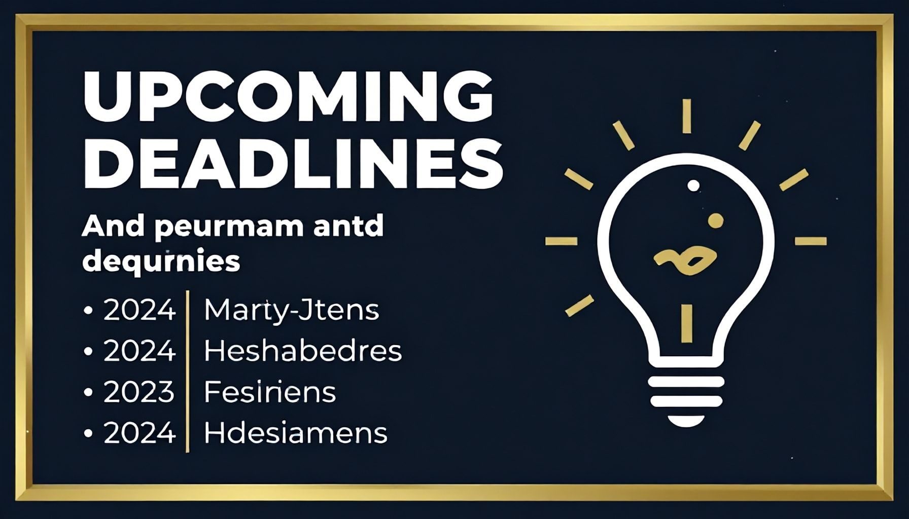 Próximos plazos y requisitos para 2024