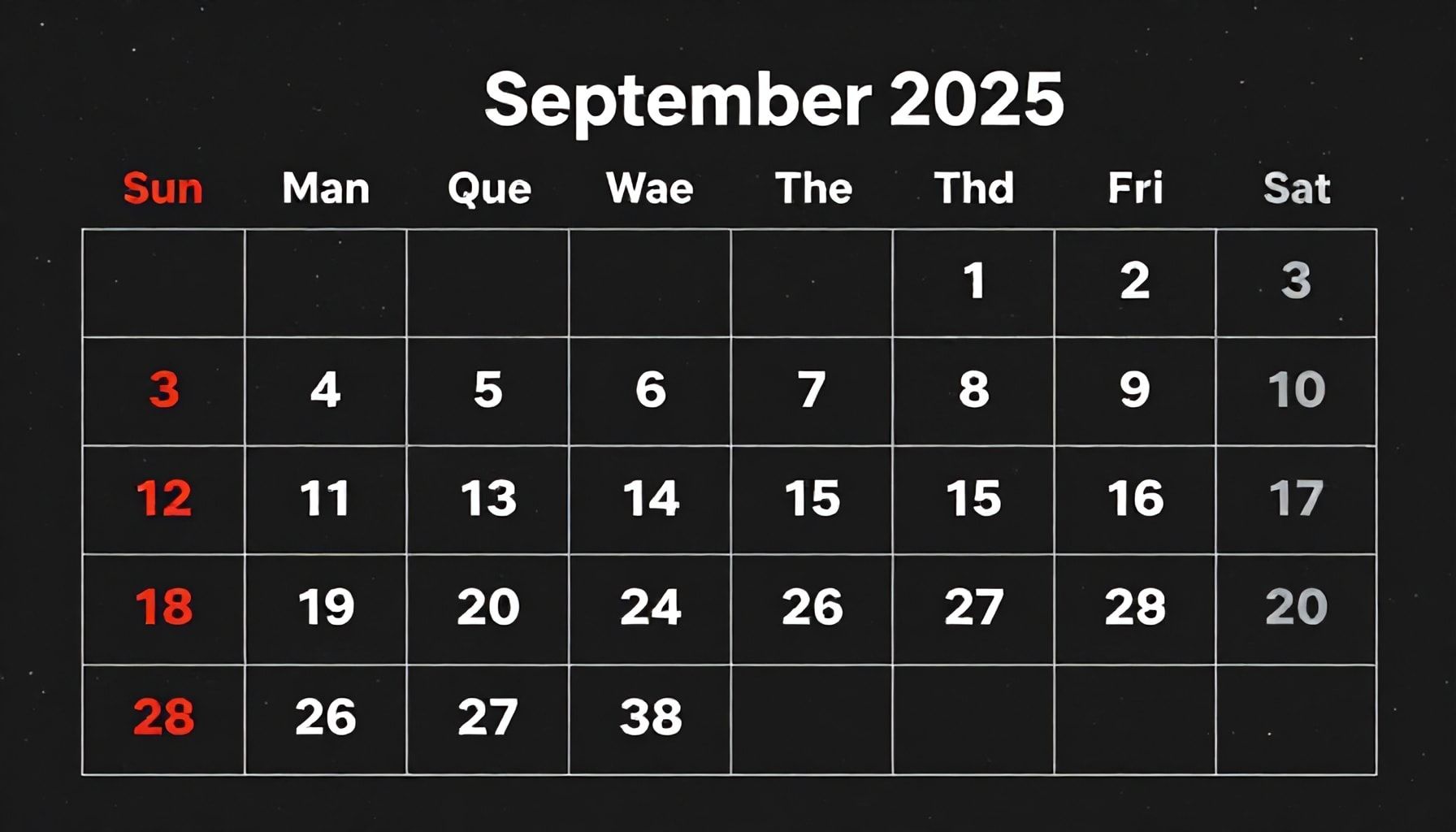 Calendario 2025: Fechas clave y eventos importantes para Latinoamérica 1 Qué es el calendario de septiembre 2025 y su relevancia