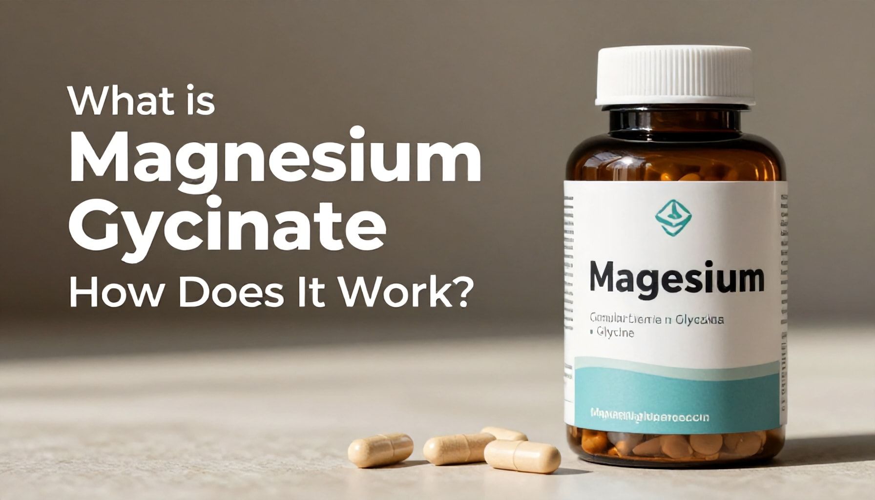¿Qué es el magnesio glicinato y cómo funciona?