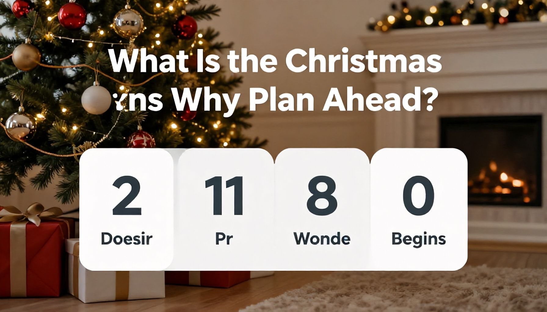 ¿Qué es la cuenta regresiva navideña y por qué planificar con anticipación?