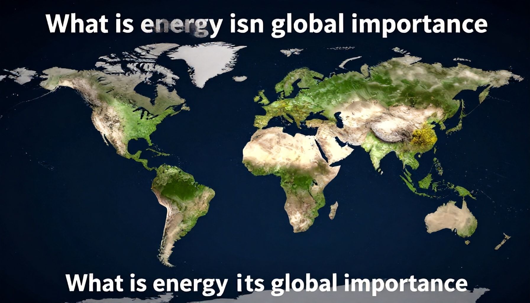 Qué es la energía y su importancia global