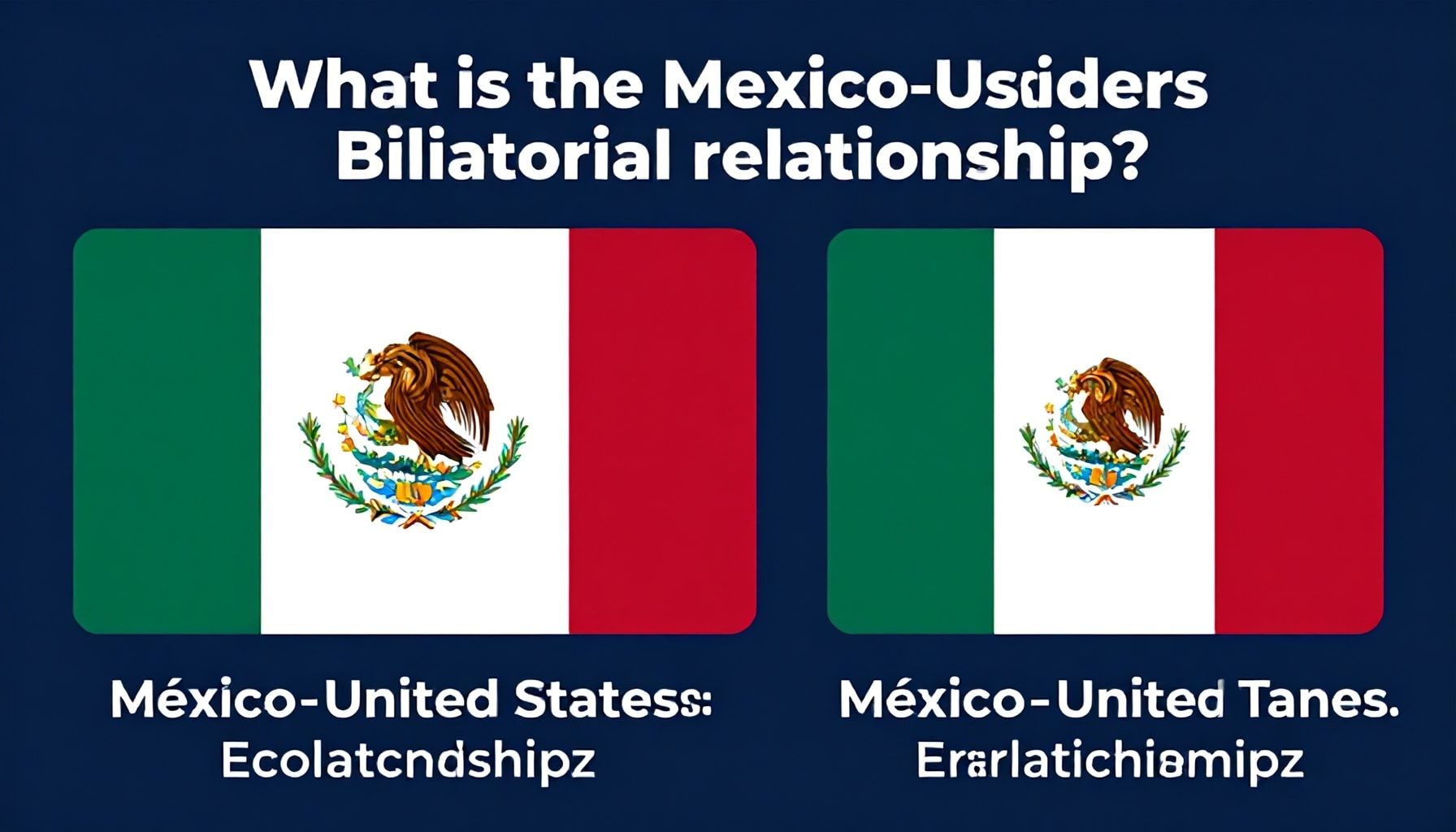 México vs. Estados Unidos: Datos clave sobre la relación bilateral en 2024 1 Qué es la relación bilateral México-Estados Unidos*
