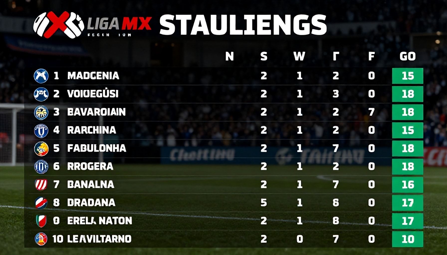 Qué es la tabla de posiciones de la Liga MX