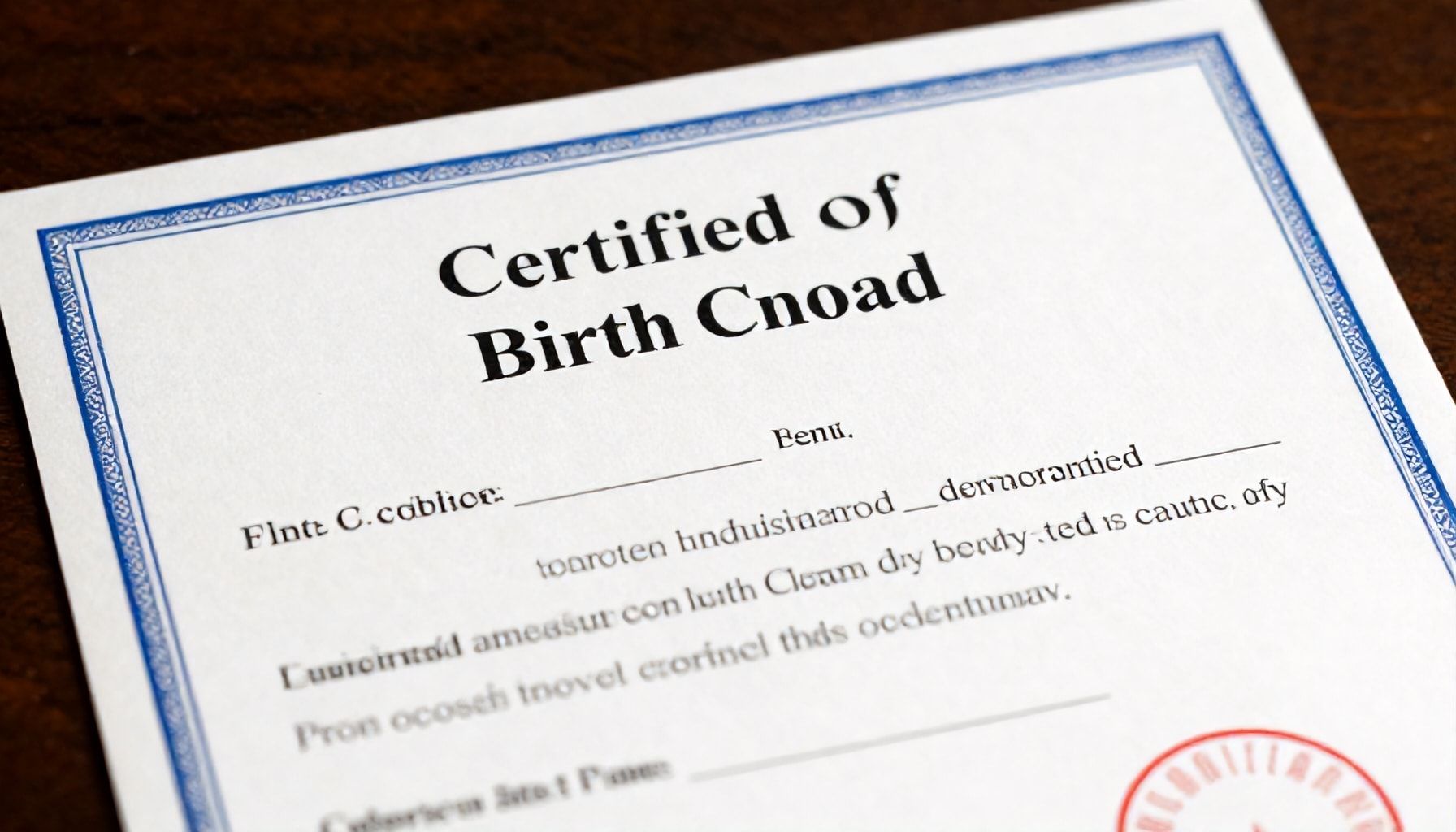 Qué es un acta de nacimiento certificada