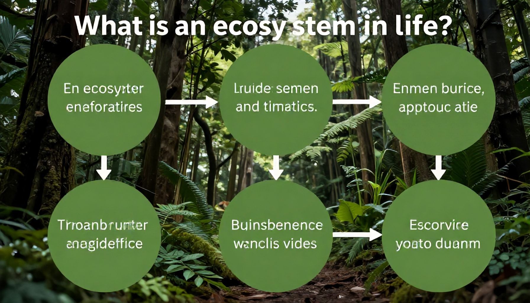 Qué es un ecosistema y su papel en la vida