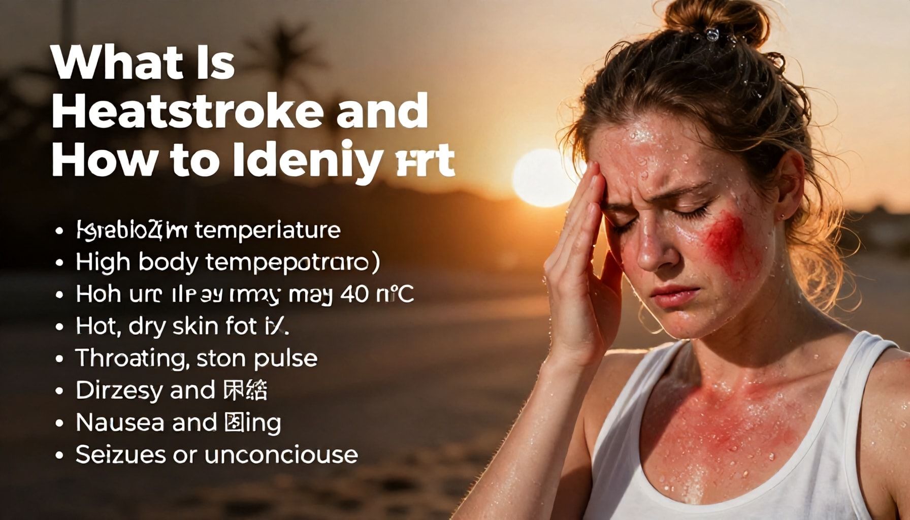 Qué es un golpe de calor y cómo identificarlo