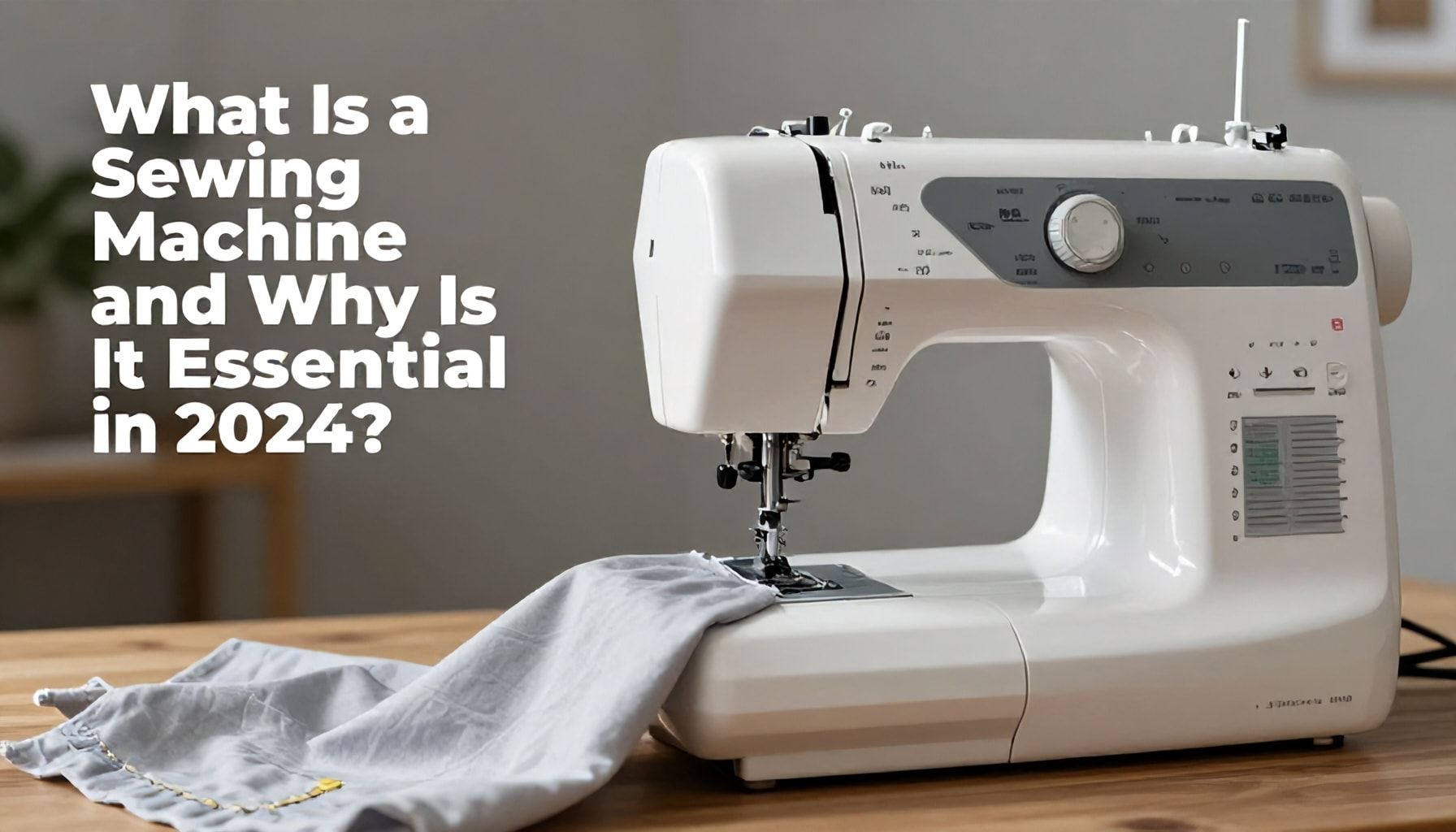 ¿Qué es una máquina de coser y por qué es esencial en 2024?