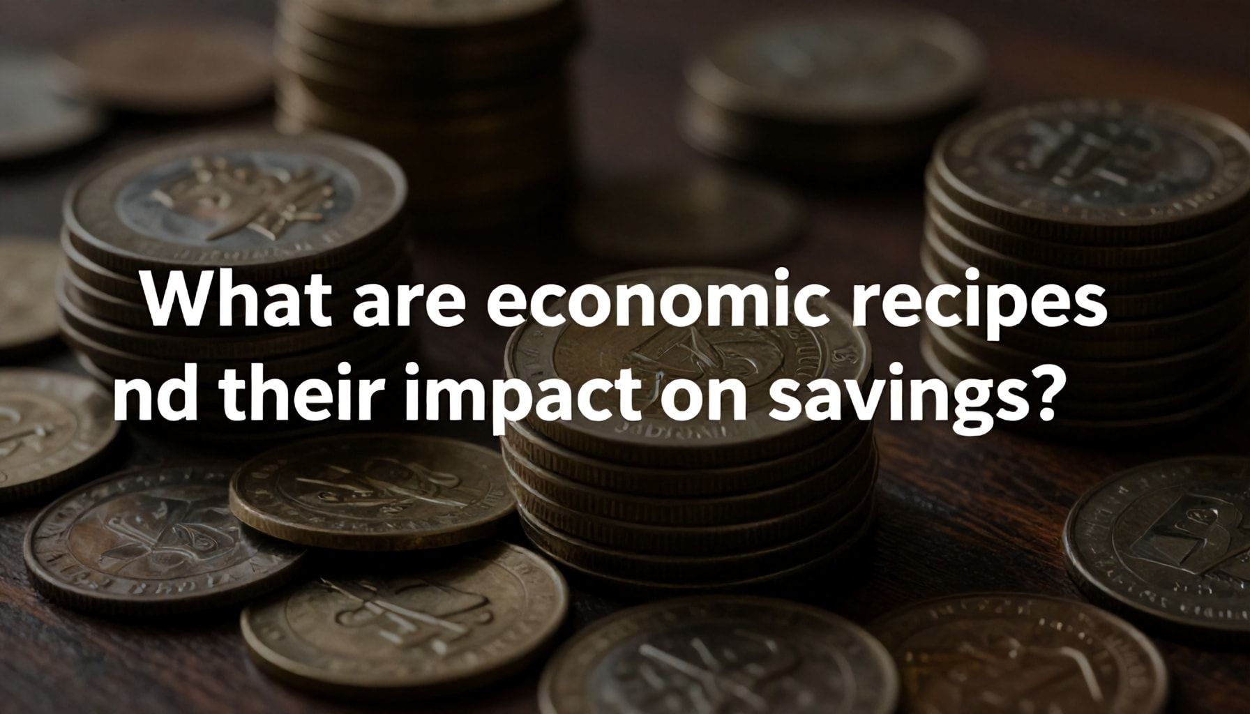 Qué son las recetas económicas y su impacto en el ahorro