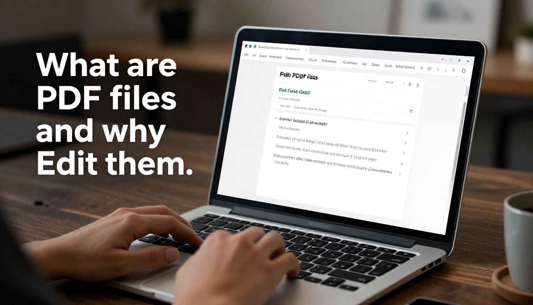 Qué son los archivos PDF y por qué editarlos