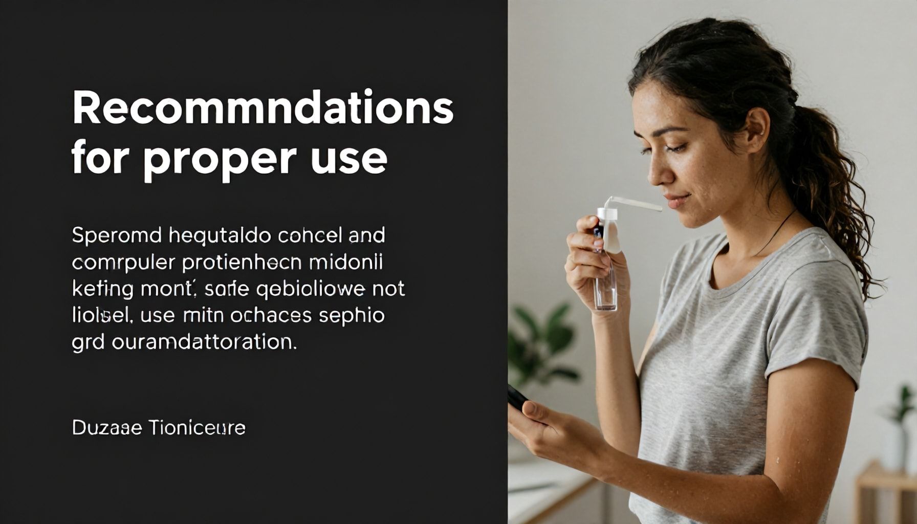 Recomendaciones para su uso seguro y correcto