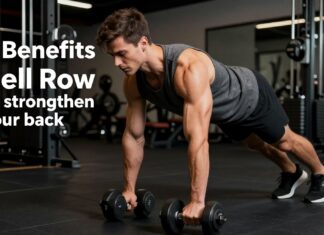 5 beneficios del remo con mancuerna para fortalecer tu espalda