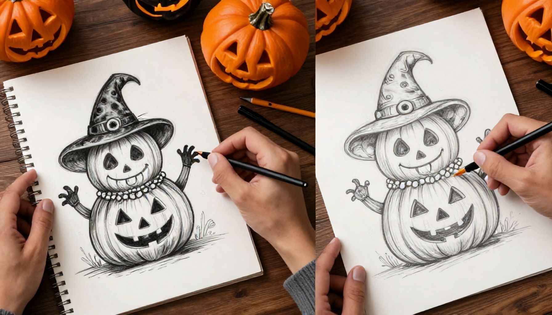 10 ideas creativas para dibujos de Halloween en 2024 3 Técnicas paso a paso para principiantes