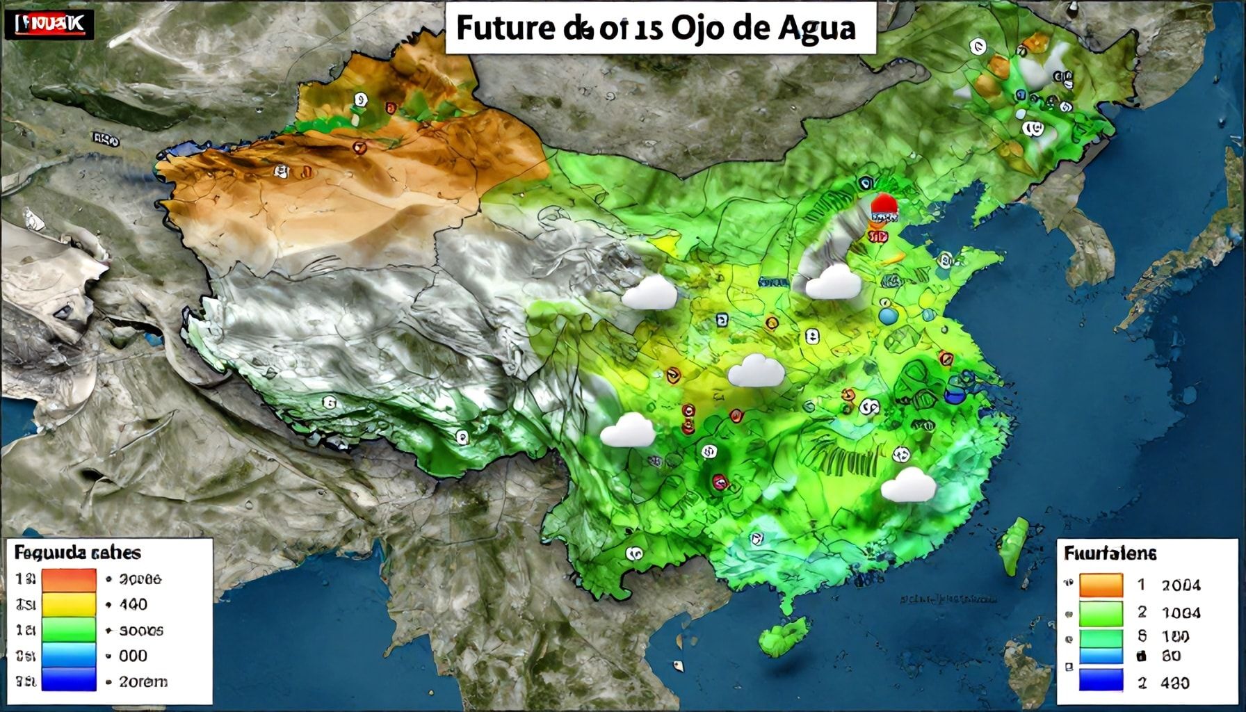 Tendencias climáticas futuras en la zona
