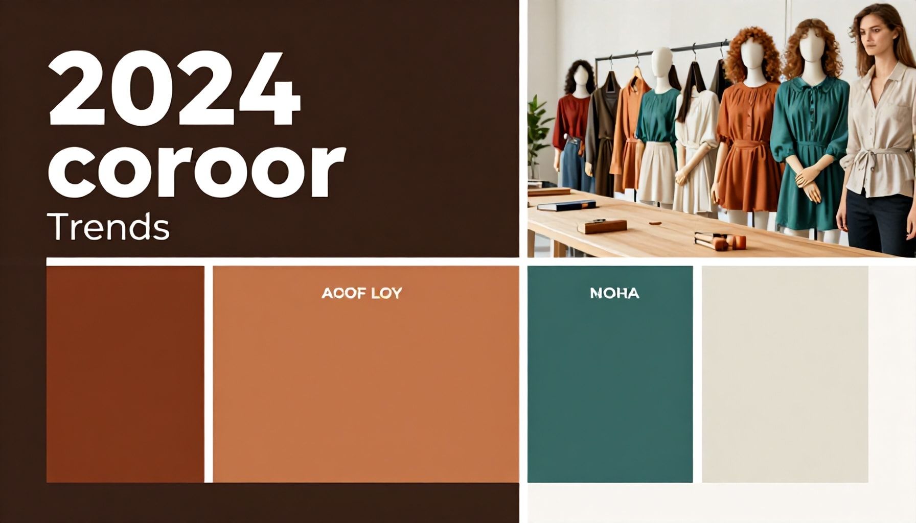 Tendencias de combinación de colores para 2024