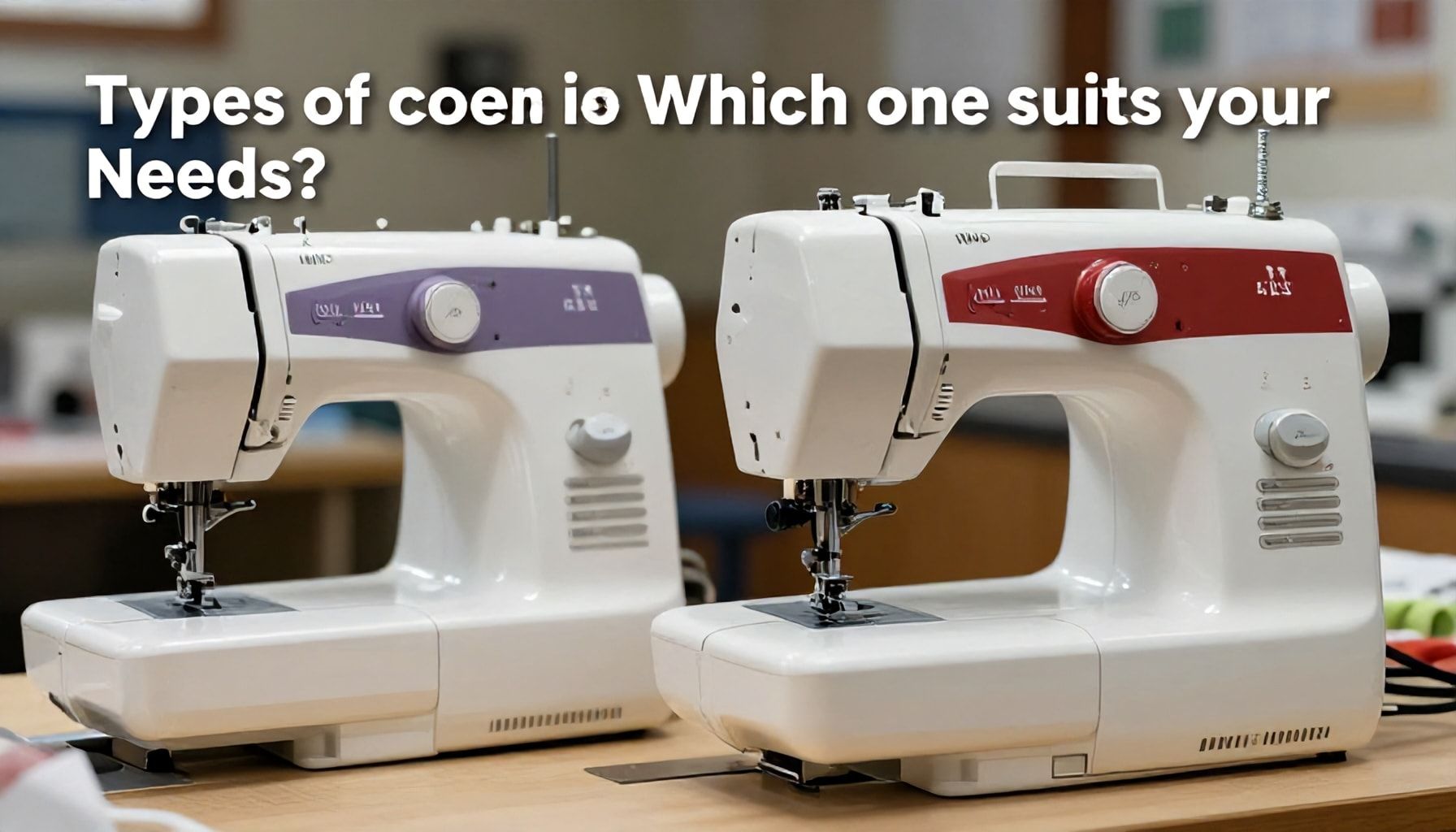 Tipos de máquinas de coser: ¿cuál se adapta a tus necesidades?