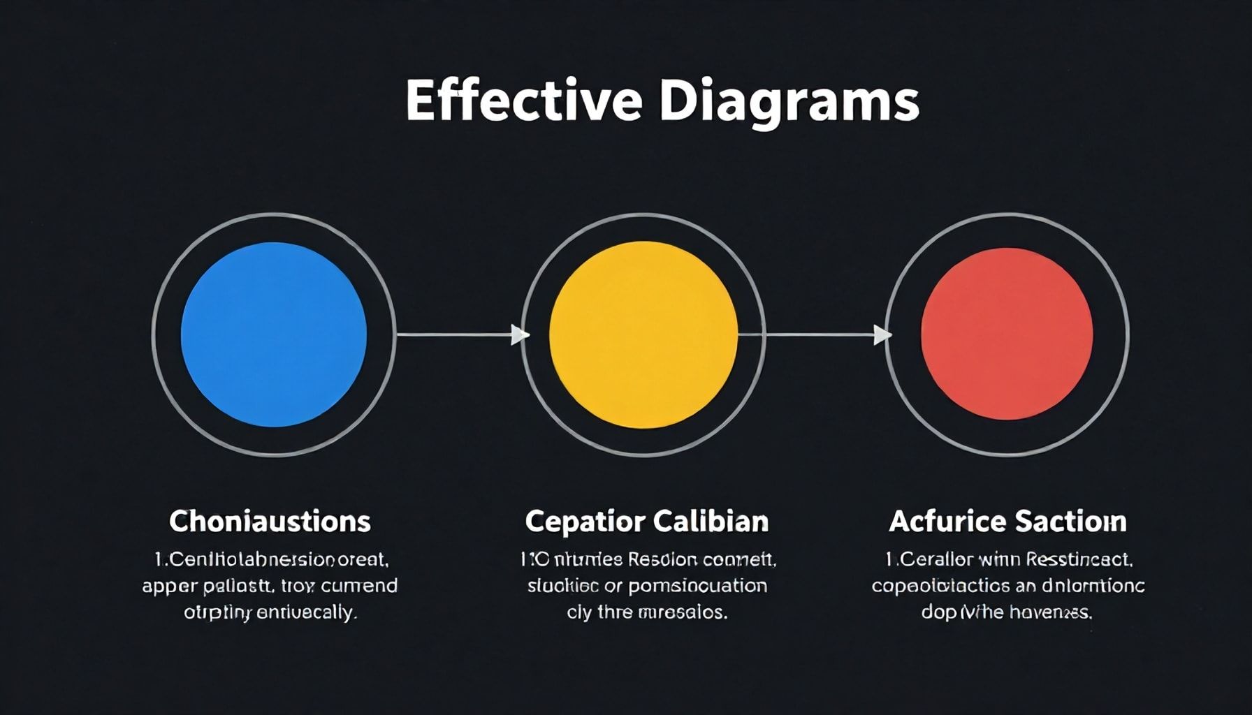 Tres elementos clave para crear diagramas efectivos