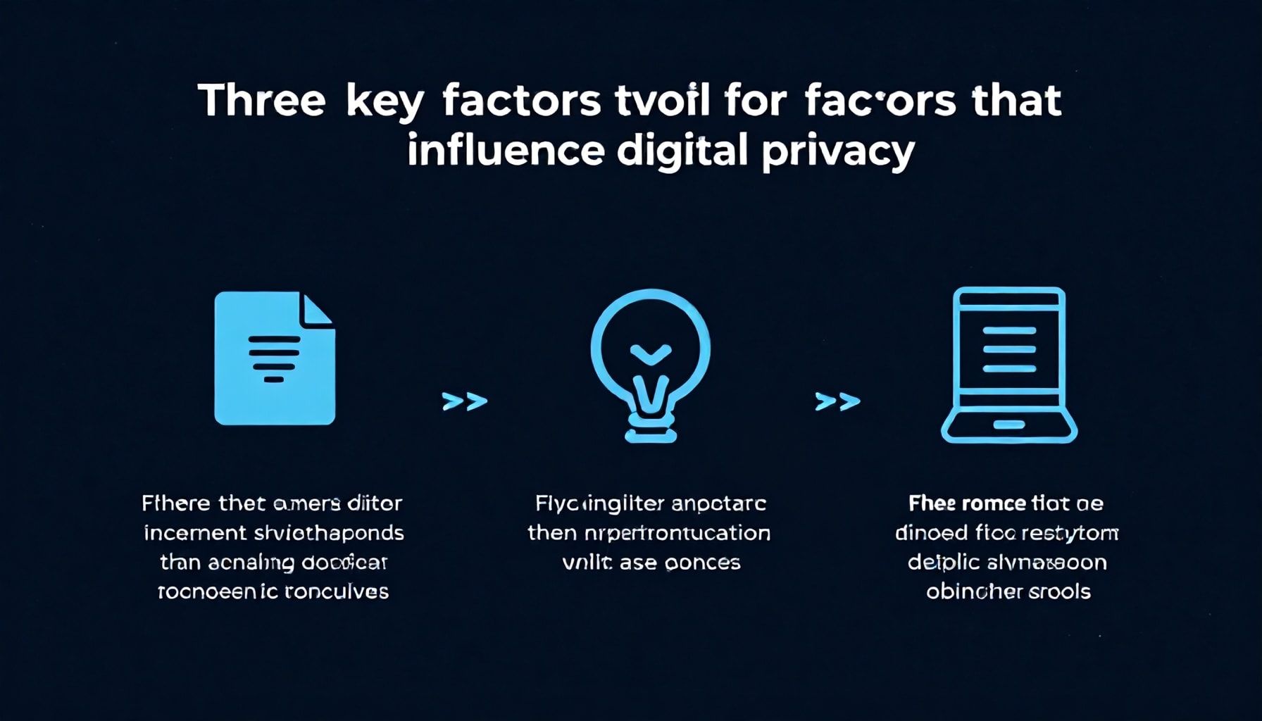 Tres factores clave que influyen en la privacidad digital*