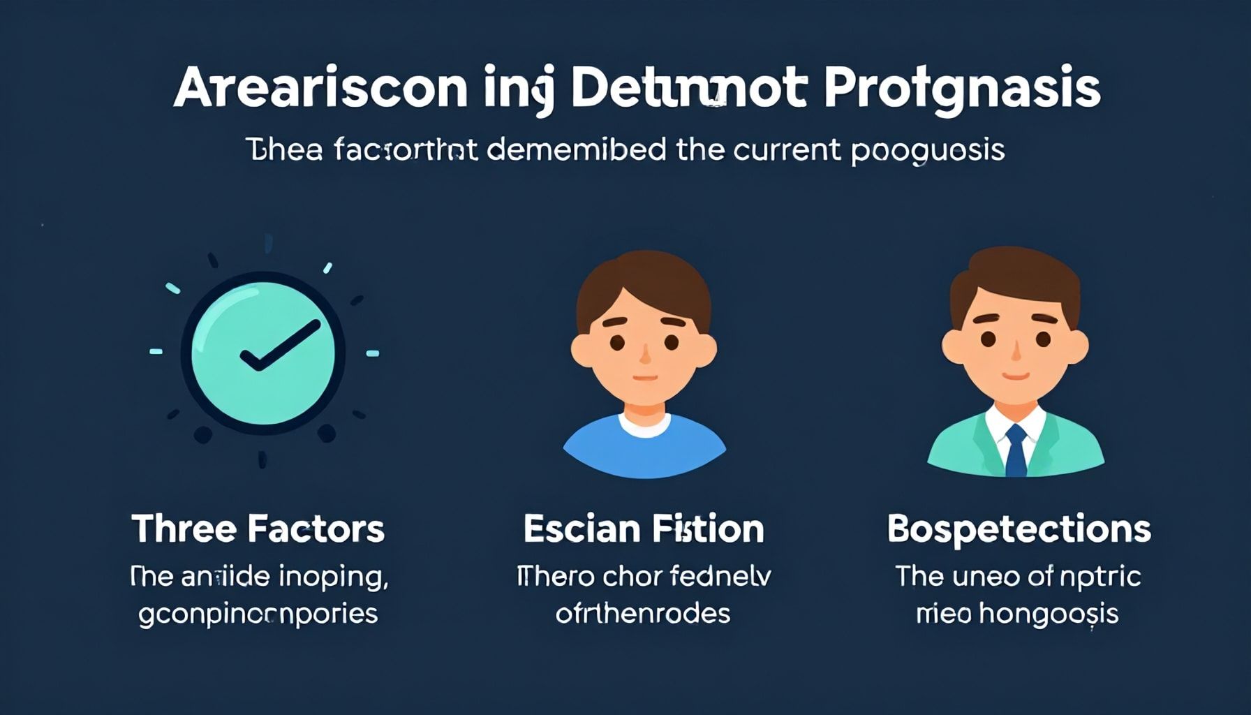 Tres factores que determinan el pronóstico actual