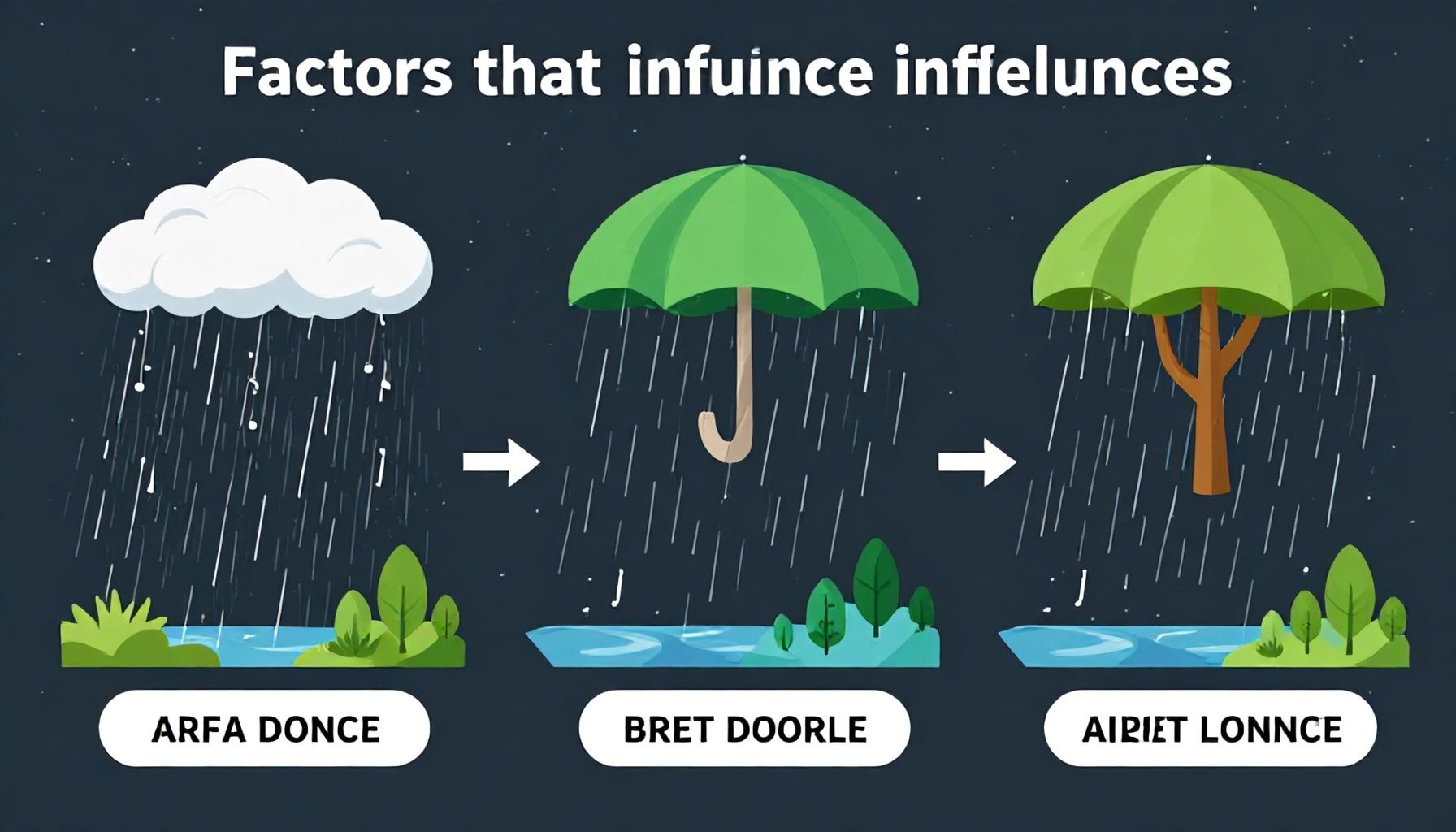 Tres factores que influyen en las lluvias y temperaturas