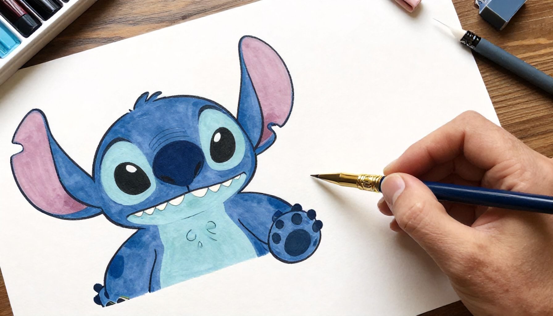 Conoce a Stitch: Dibujos Inspiradores para Tiempos Difíciles 4 X Formas de Dibujar a Stitch sin Ser un Artista Experto