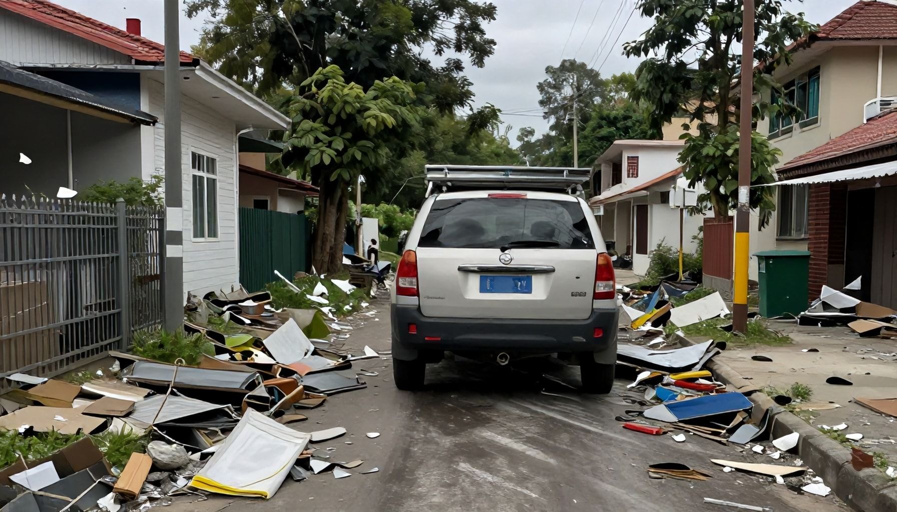 Zonas afectadas y daños reportados