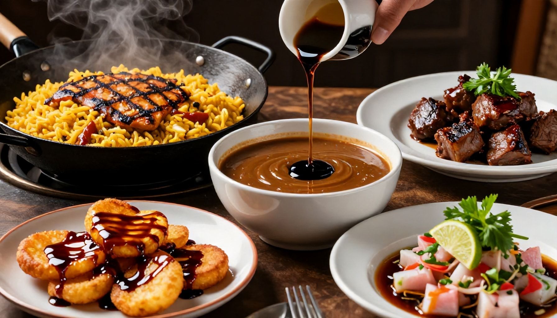 Cinco formas creativas de usar salsa de soya en platos latinoamericanos*