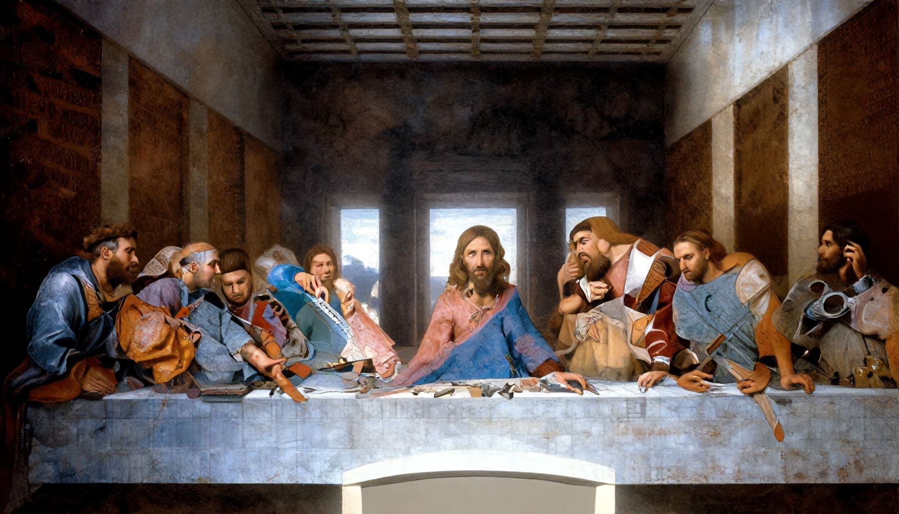 Cinco símbolos ocultos en el fresco de Da Vinci que cambian su interpretación