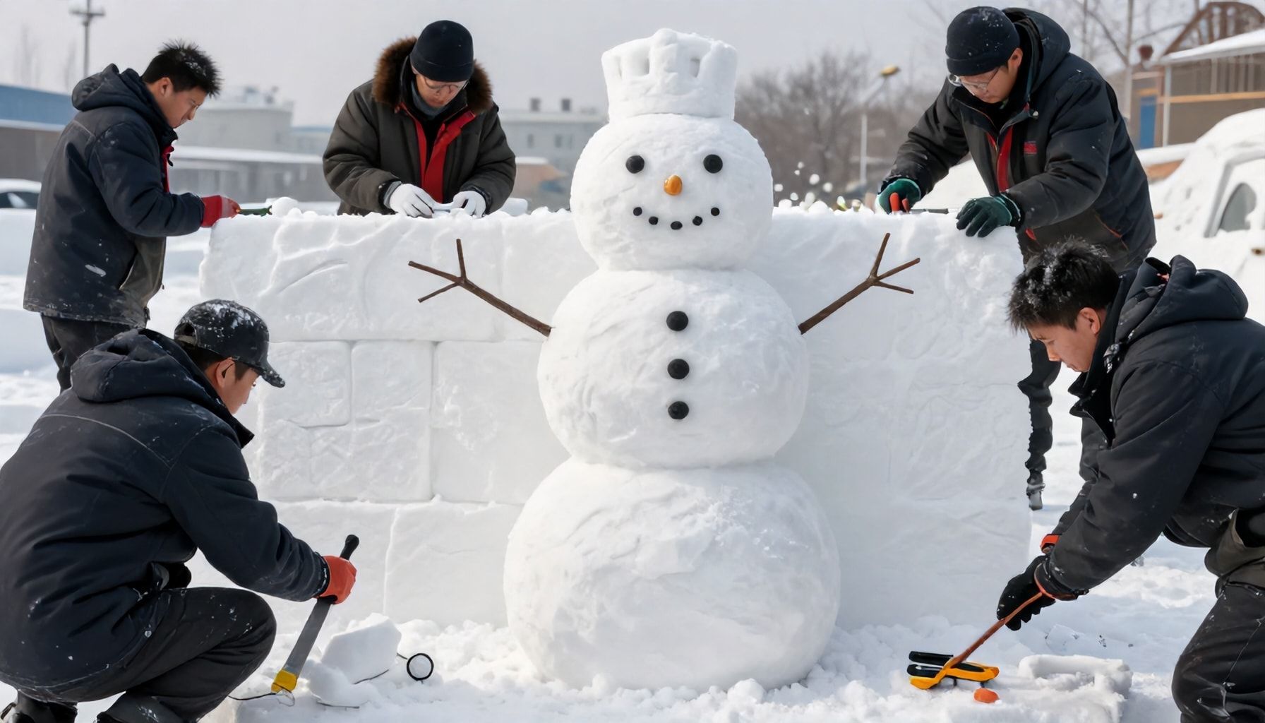 Cómo construir un muñeco de nieve perfecto: Guía paso a paso con 5 técnicas infalibles 3 Cinco técnicas probadas para esculpir desde la base hasta los detalles*