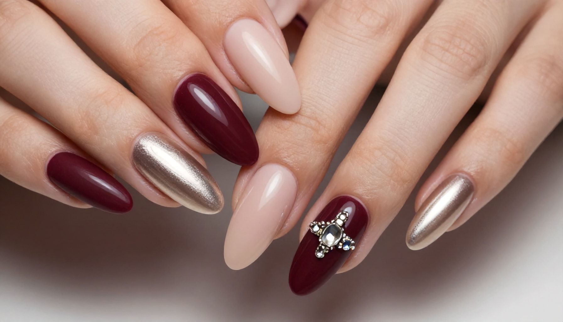 Colores y texturas ideales para potenciar la forma almendrada*