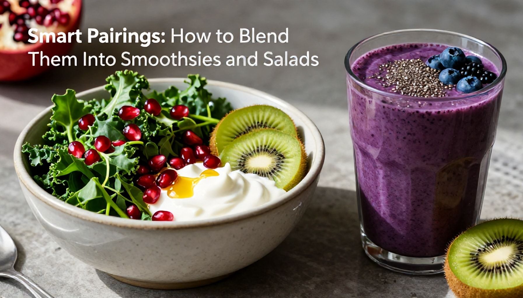 Combinaciones inteligentes: cómo integrarlas en batidos y ensaladas*