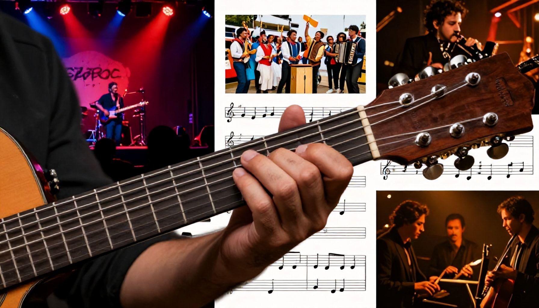 Cómo aplicar estos acordes en géneros desde el rock hasta el vallenato