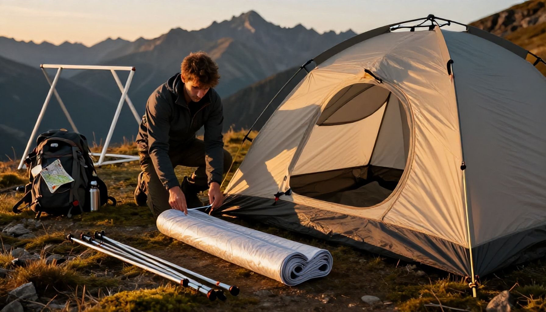 Cómo armar una carpa en menos de 10 minutos (sin perder los nervios)*
