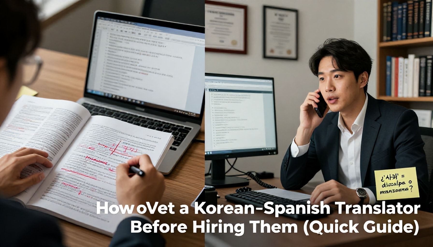 Cómo evaluar un traductor coreano-español antes de usarlo (guía rápida)*