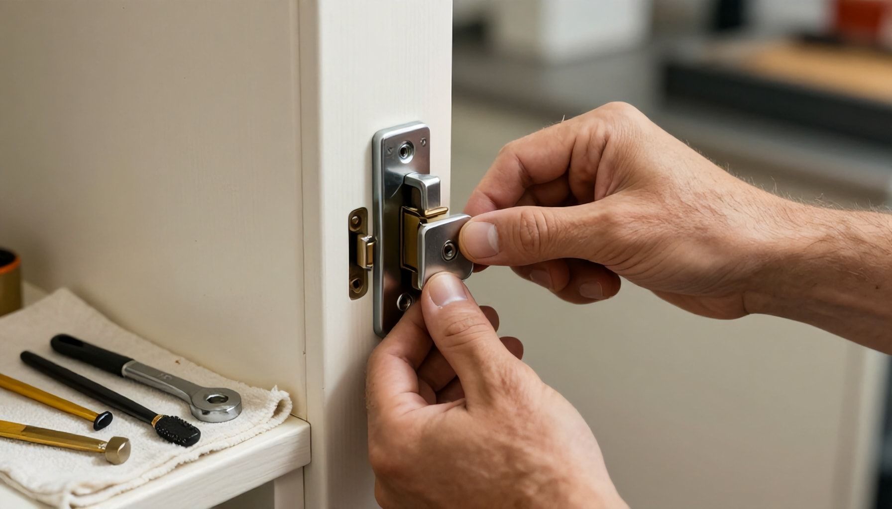 Cómo instalar o reemplazar una chapa sin dañar la puerta*