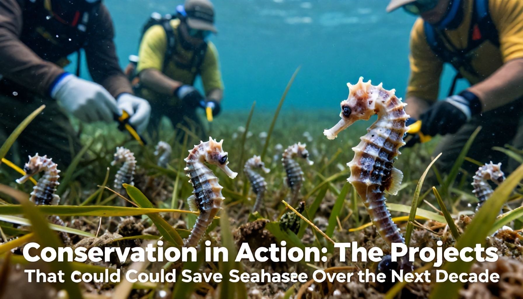 Conservación en acción: proyectos que podrían salvar a los caballitos de mar en la próxima década*
