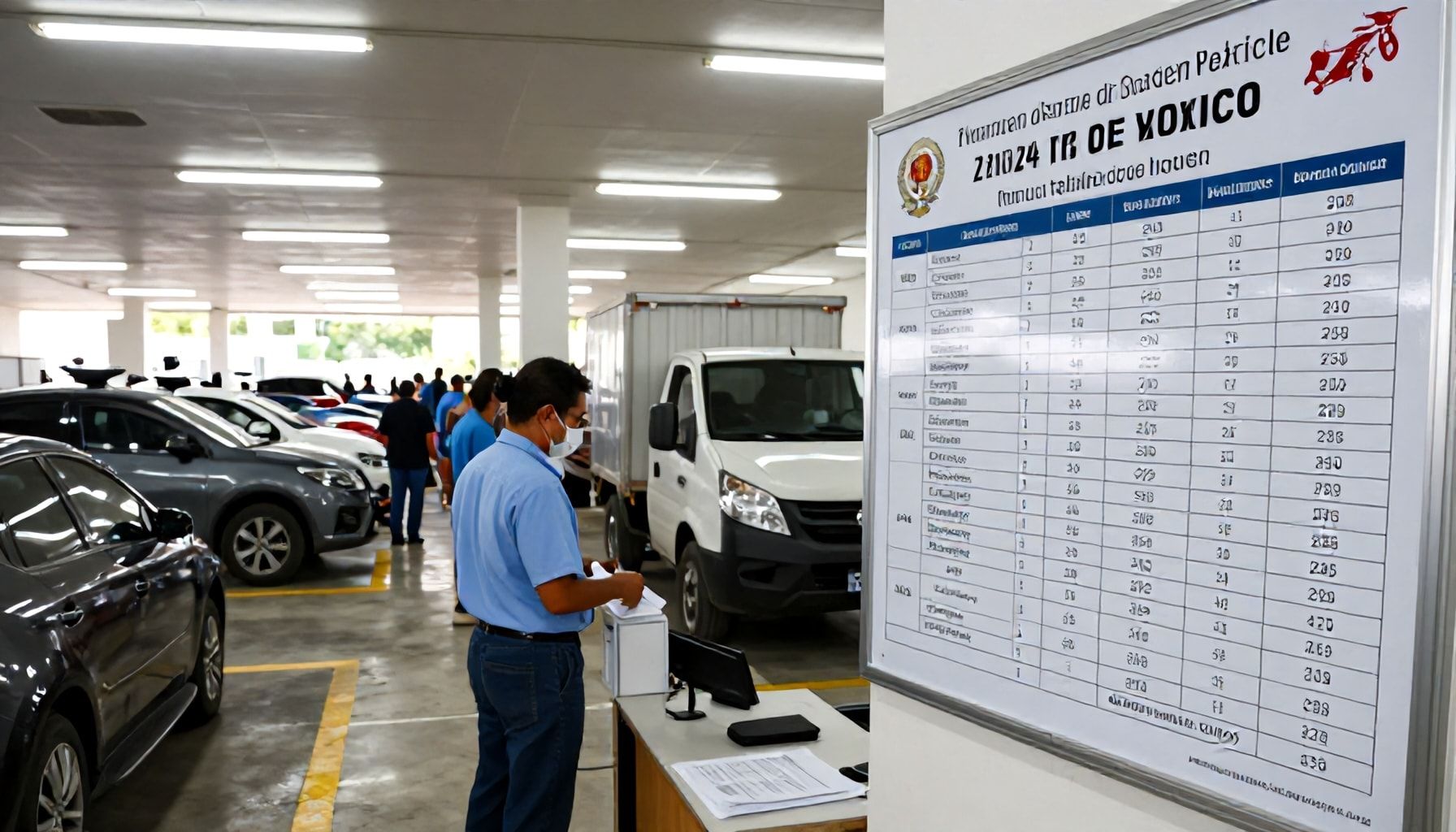 Costos oficiales según el tipo de vehículo y centro de verificación*