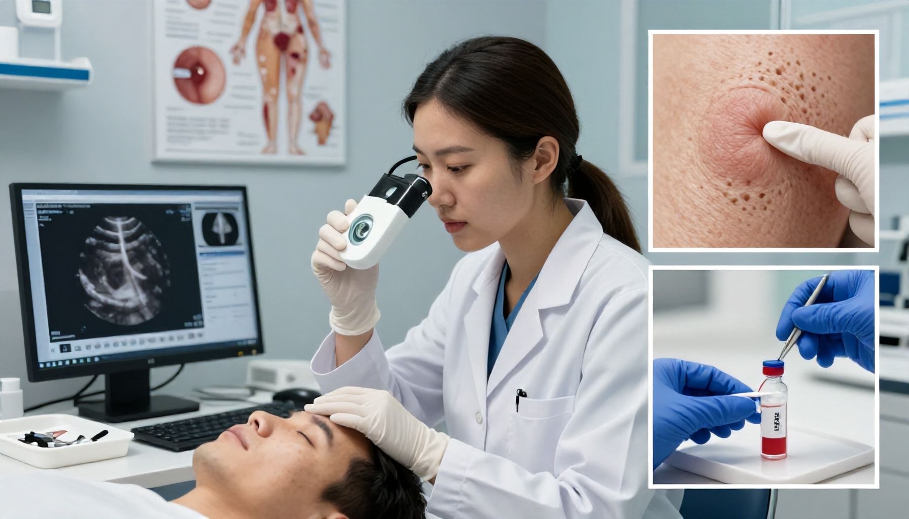 Cuándo consultar a un dermatólogo y qué exámenes pedir*