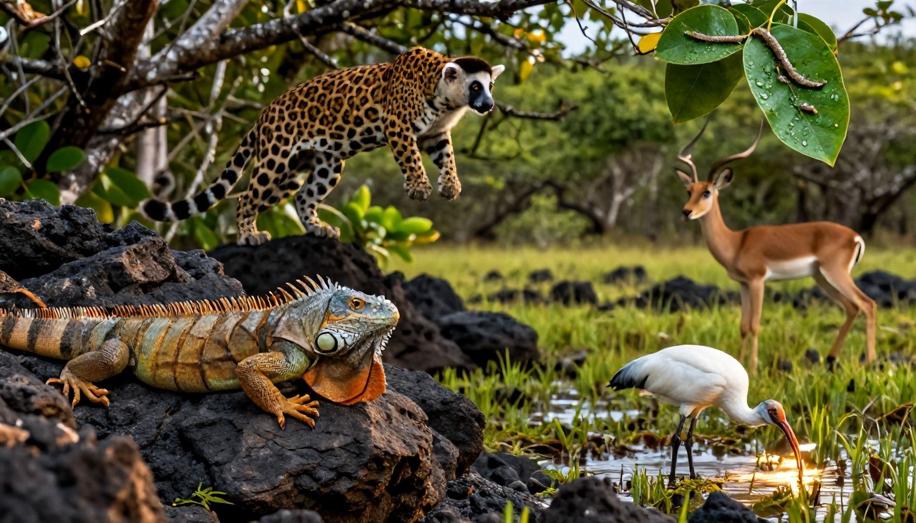 Animales con "i": 7 especies fascinantes y sus características únicas 2 De iguanas a ibis: especies icónicas y sus hábitats naturales*