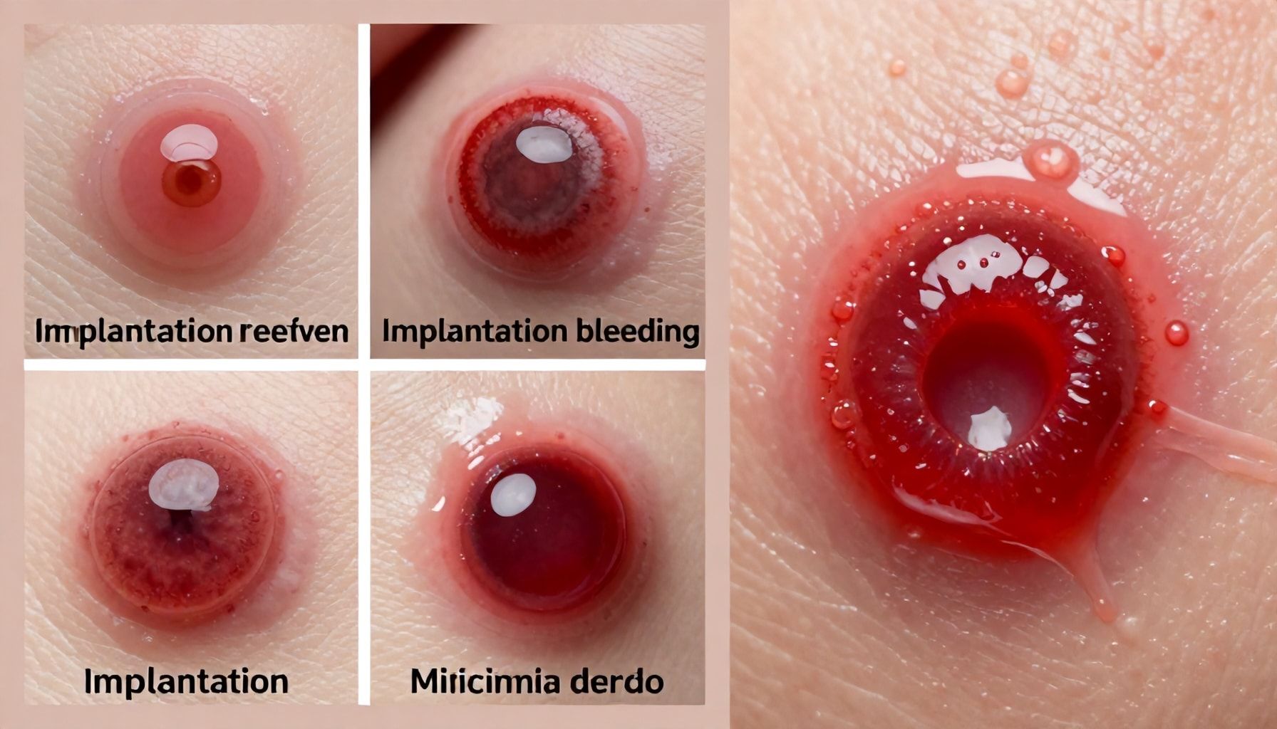 Sangrado de implantación: 5 fotos reales y cómo identificarlo correctamente 2 Diferencias clave entre sangrado de implantación y menstruación normal*