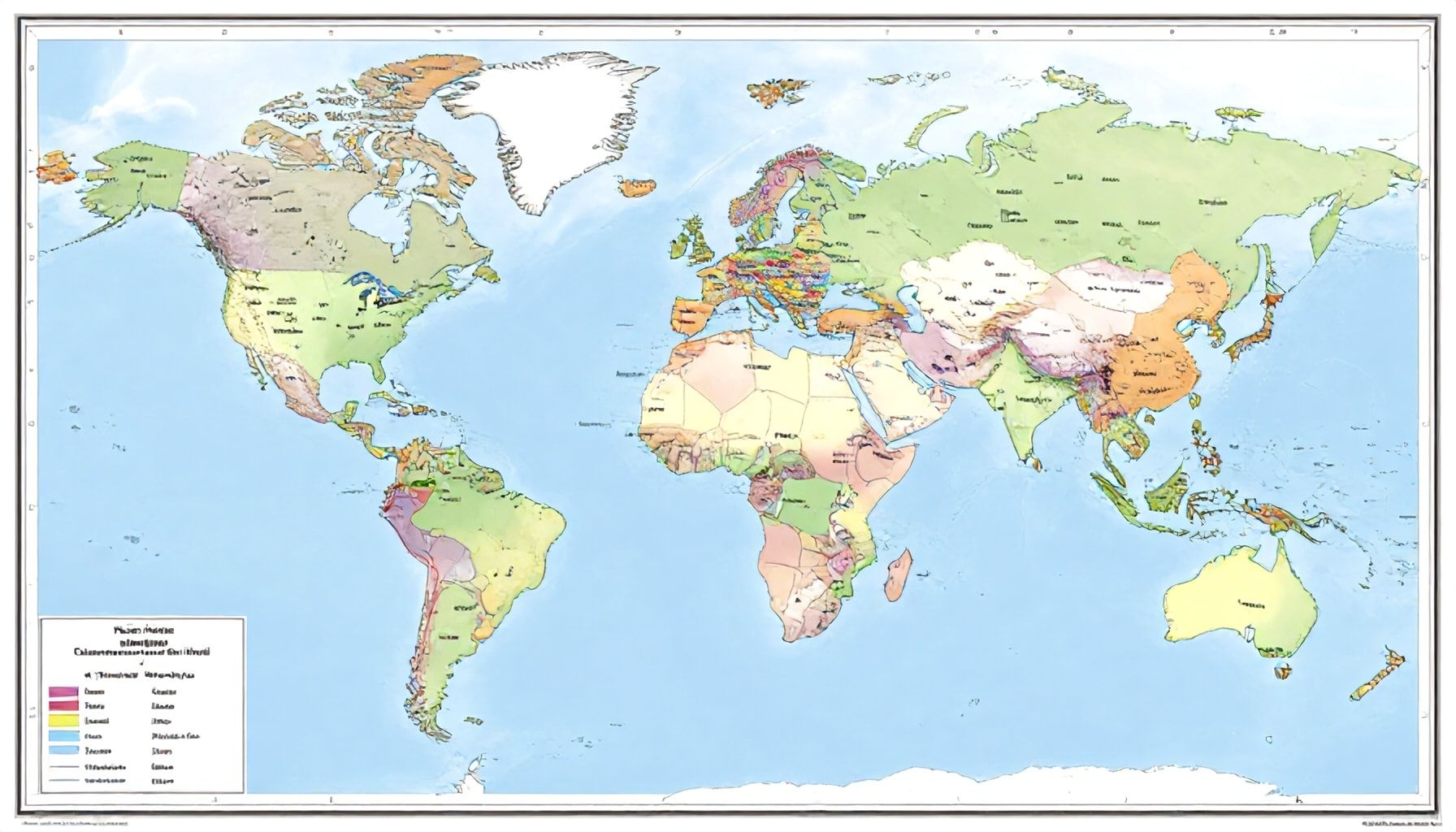 Dónde encontrar el mapamundi con nombres de países y capitales más preciso*