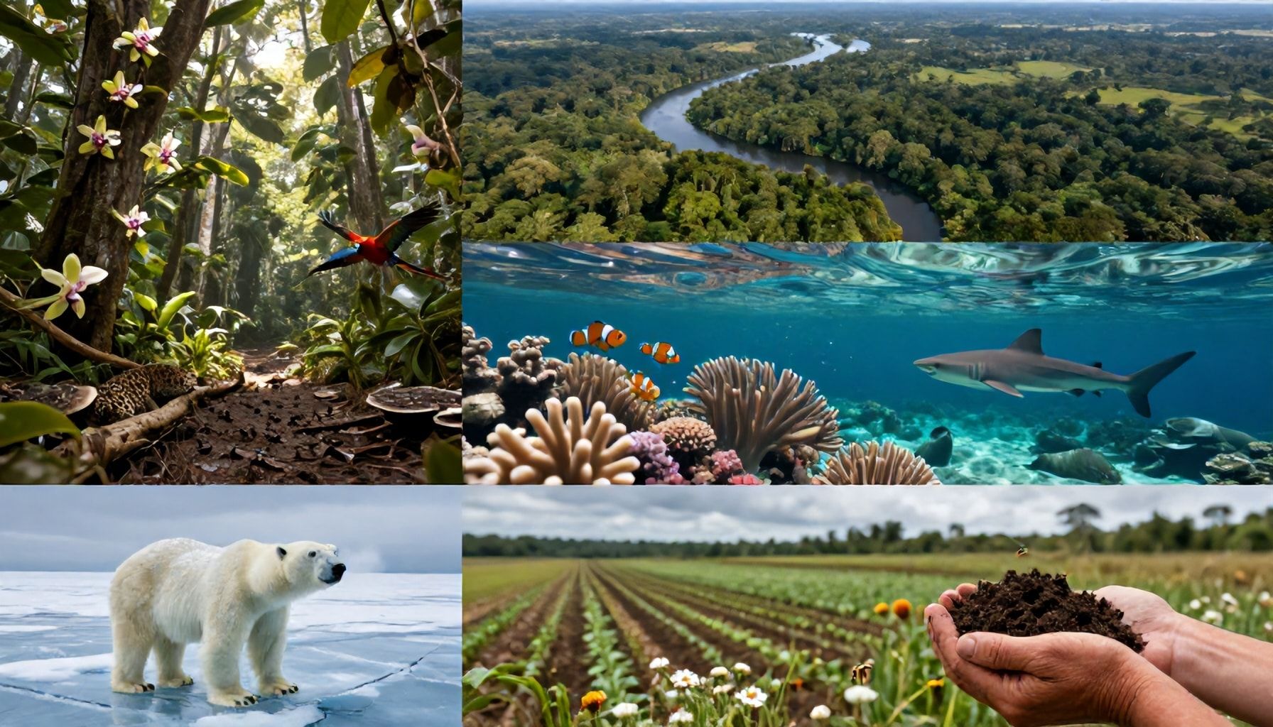 Los 7 tipos de ecosistemas más importantes y sus características clave 1 Ecosistemas: el equilibrio invisible que sostiene la vida en el planeta*