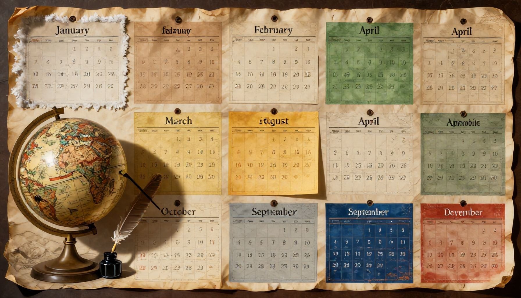 El calendario que heredamos: Raíces históricas de los meses*