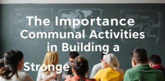 La Importancia de las Actividades Comunales en la Construcción de una Sociedad Más Fuerte The Importance of Communal Activities in Building a Stronger Society