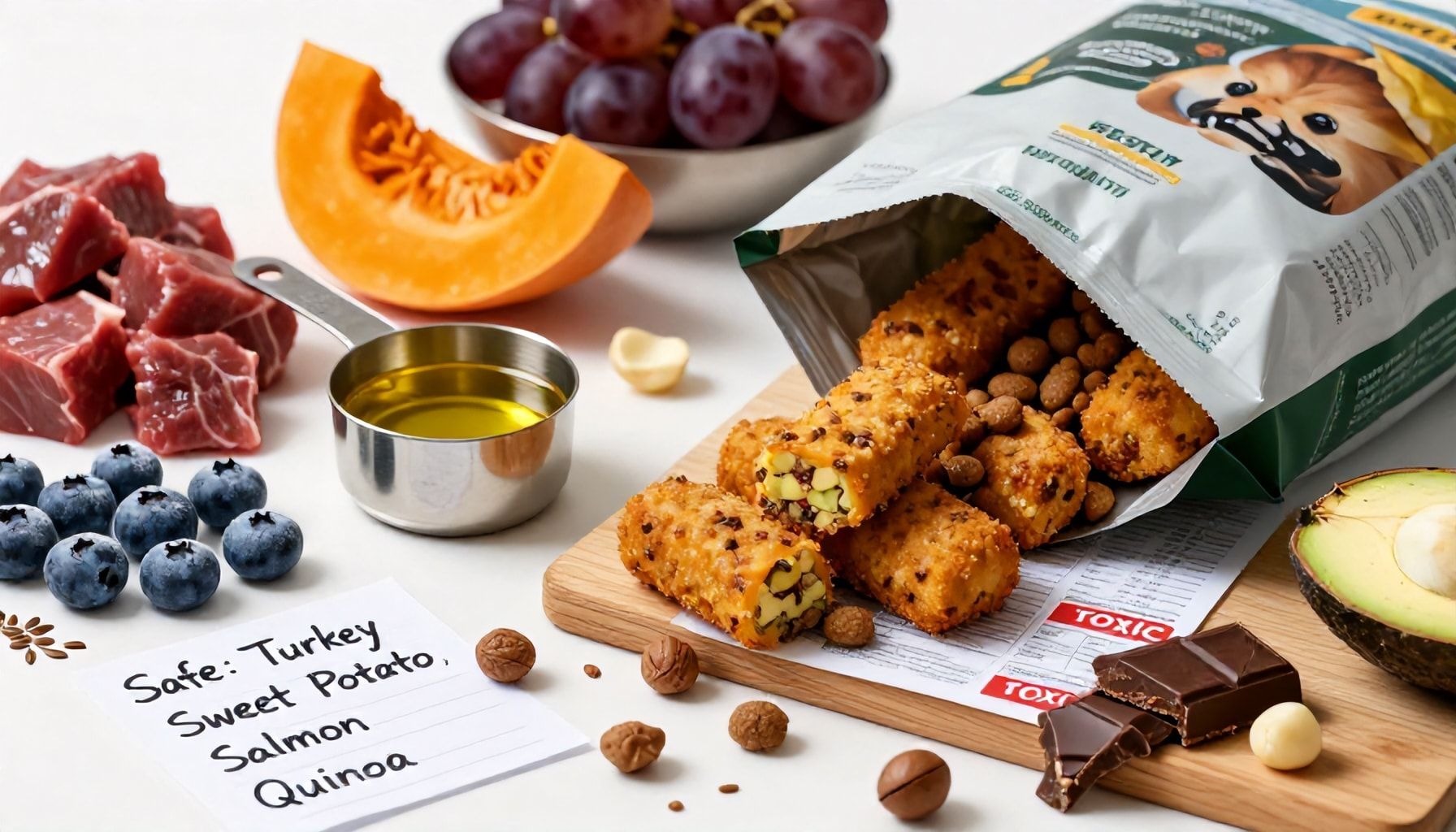 Ingredientes esenciales y prohibidos en la alimentación canina