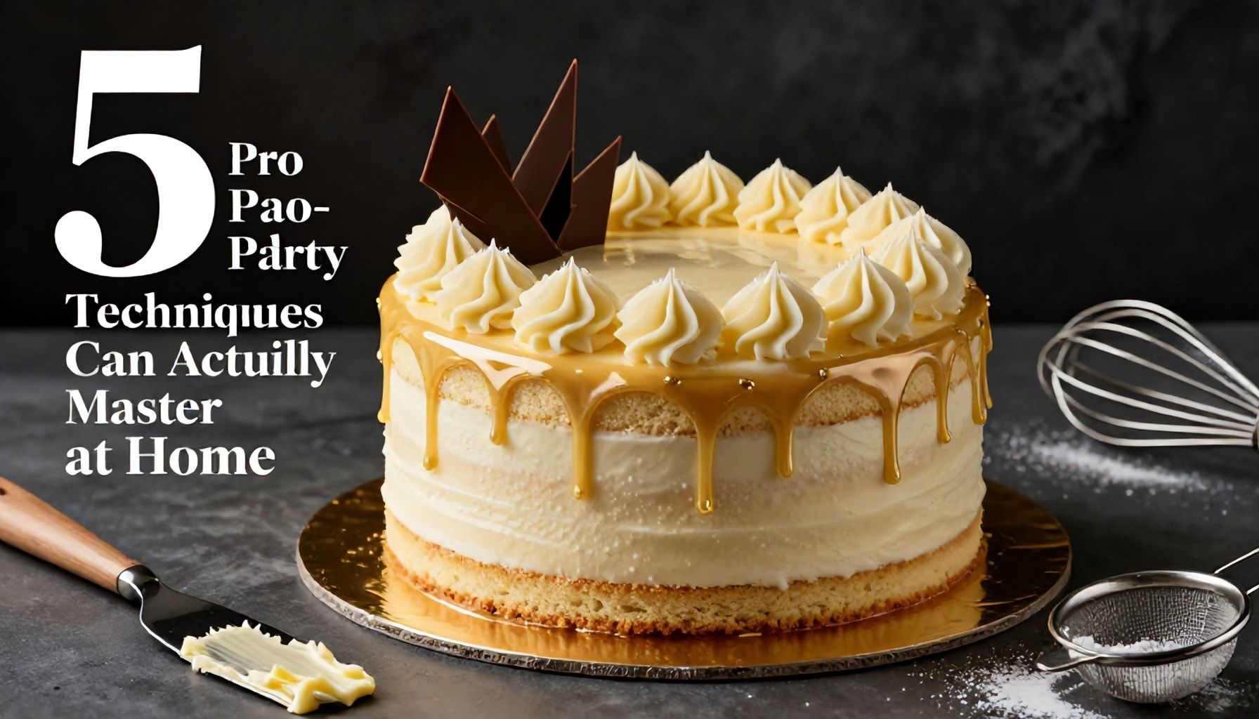 Las 5 técnicas de repostería profesional que sí puedes hacer en casa*