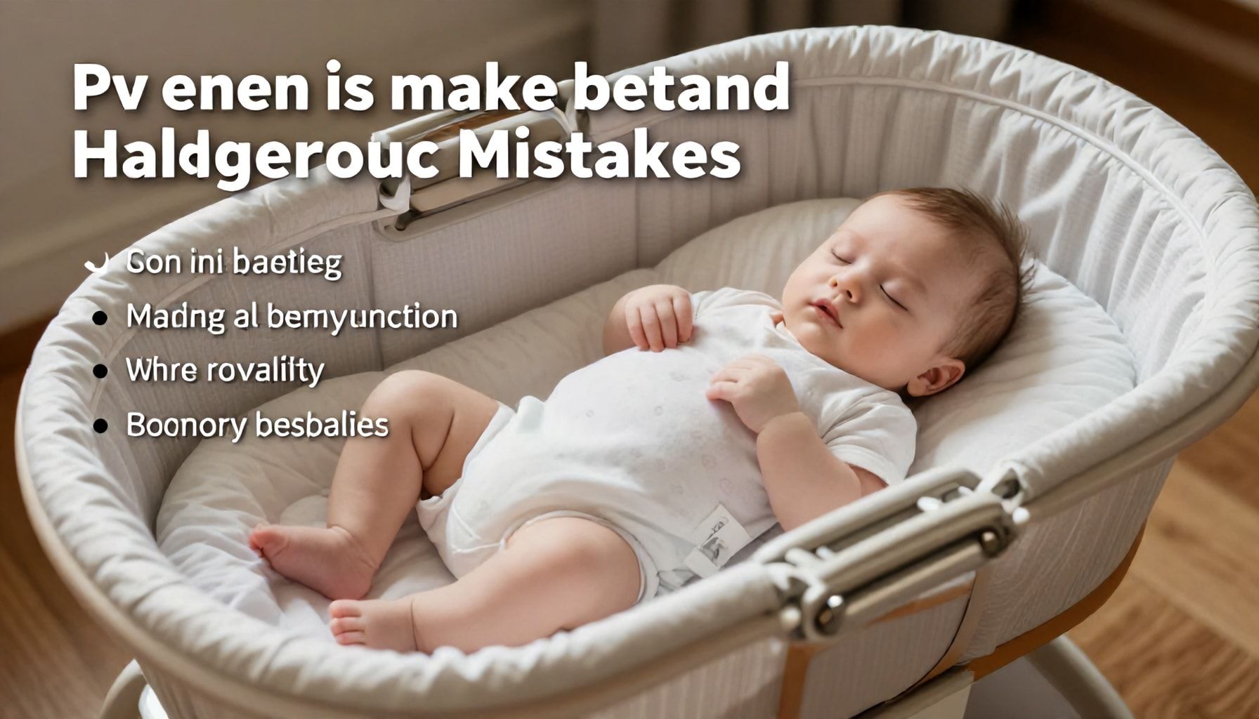 Los 5 errores que ponen en peligro al bebé (y cómo evitarlos)*