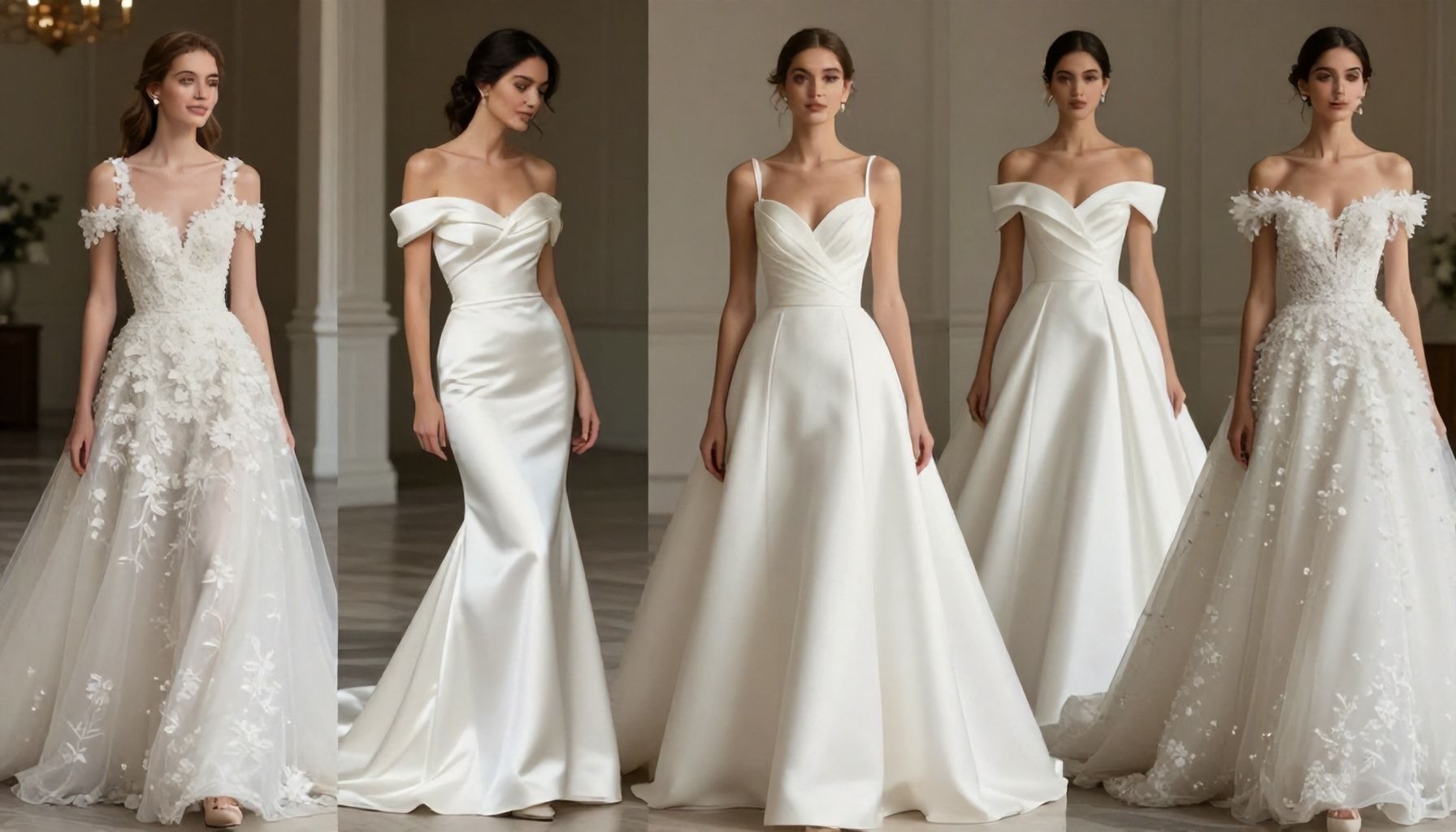 Los 5 estilos de boda que definirán las colecciones 2024*